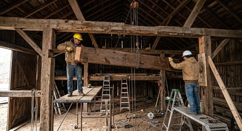 Wood Beam Repair in Kansas City, KS