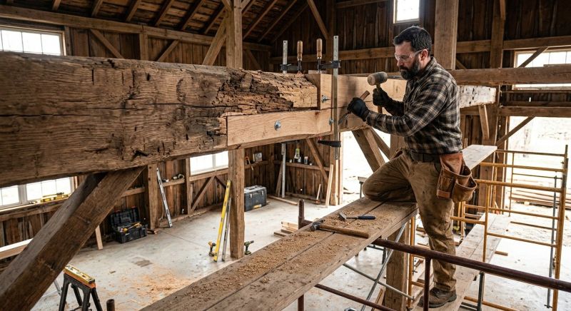 Roof Beam Repair in Kansas City, KS